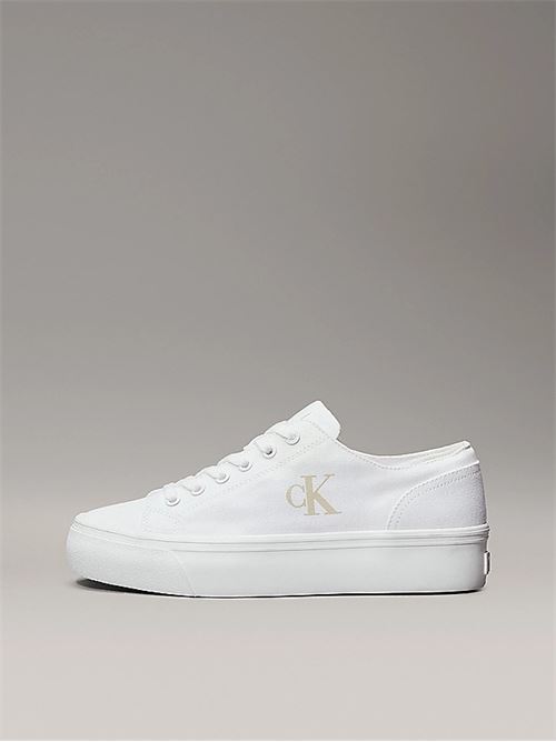 VULC FLATFORM LOW CV CALVIN KLEIN JEANS | YW0YW01763/01W